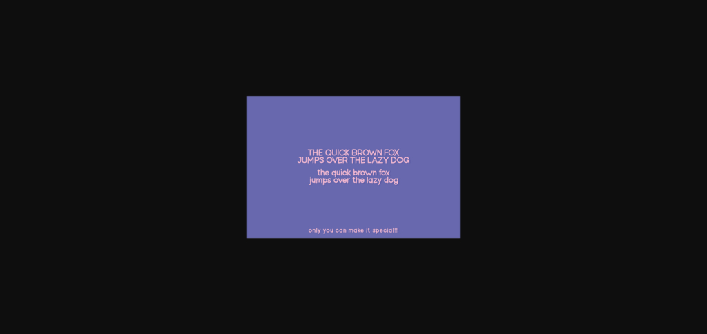 Lamoureux Font Poster 6
