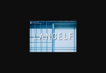 Lancelf Font Poster 1