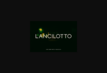 Lancilotto Font Poster 1