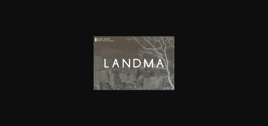 Landma Font Poster 3