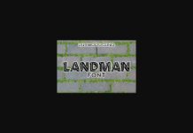 Landman Font Poster 1