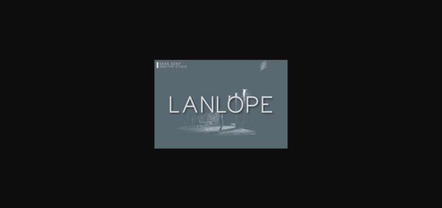 Lanlope Font Poster 3