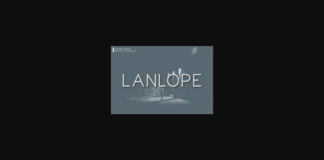 Lanlope Font Poster 1