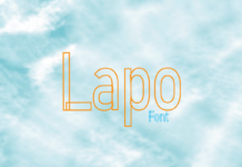 Lapo Font Poster 1