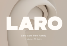 Laro Font Poster 1