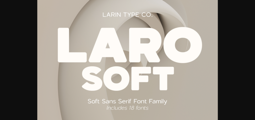 Laro Soft Font Poster 3