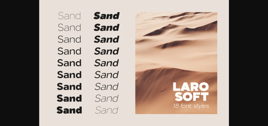 Laro Soft Font Poster 5