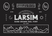 Larsim Font Poster 1