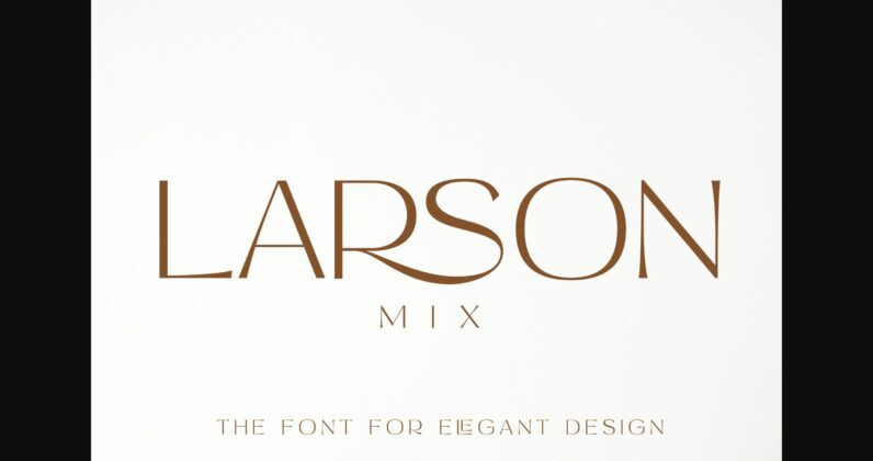 Larson Mix Font Poster 1