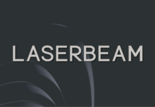 Laserbeam Font Poster 1