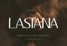 Lastana Font Poster 1