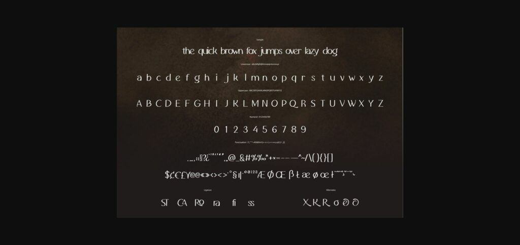 Lastana Font Poster 8