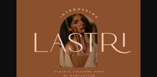 Lastri Font Poster 1