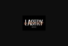 Lastry Font Poster 1