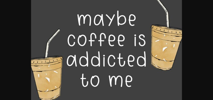 Latte People Font Poster 2