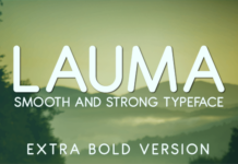 Lauma Extra Bold Font Lauma Extra Bold Font