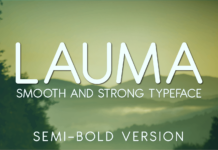 Lauma Semi-Bold Font Poster 1