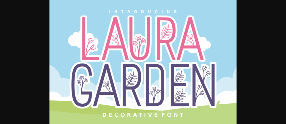 Laura Garden Font Poster 3