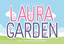 Laura Garden Font Poster 1