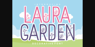 Laura Garden Font Poster 1