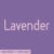 Lavender Font