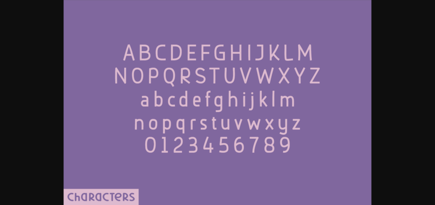 Lavender Font Poster 4