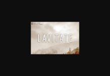 Lavitate Font Poster 1