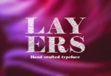 Layers Font Poster 1