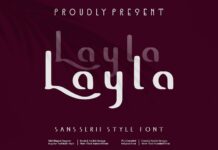Layla Font Poster 1