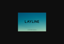 Layline Font Poster 1