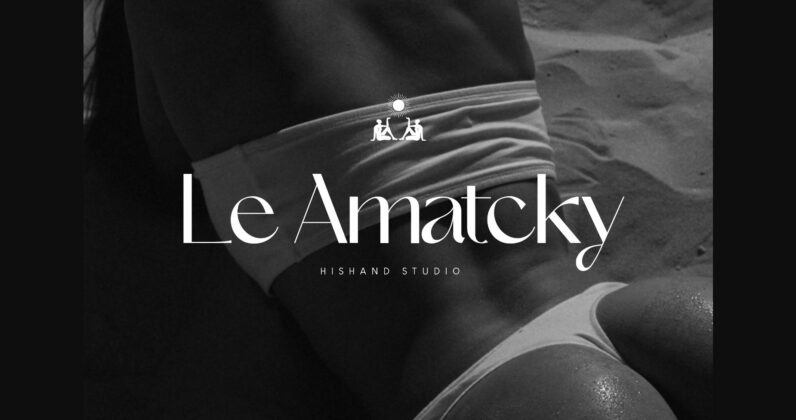 Le Amatcky Font Poster 3