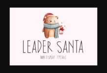 Leader Santa Font Poster 1