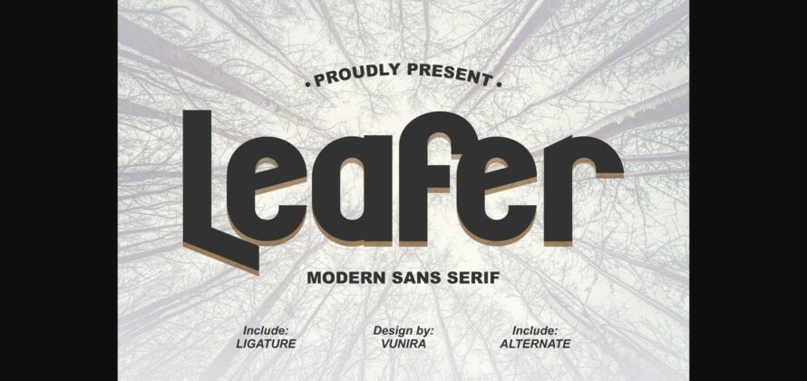 Leafer Font Poster 3