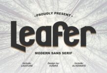 Leafer Font Poster 1