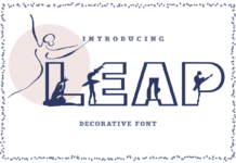 Leap Font Poster 1