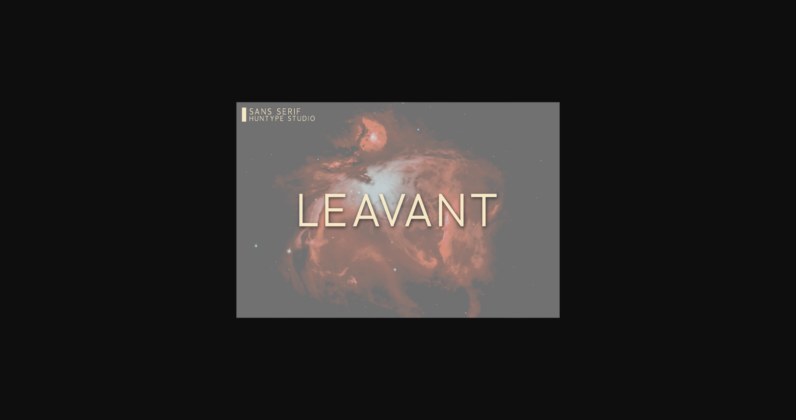 Leavant Font Poster 3