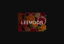 Leemoon Font Poster 1