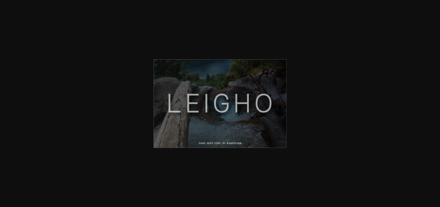 Leigho Font Poster 3