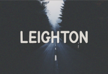 Leighton Font Poster 1