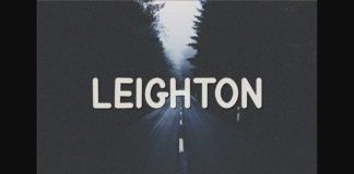 Leighton Font Poster 1