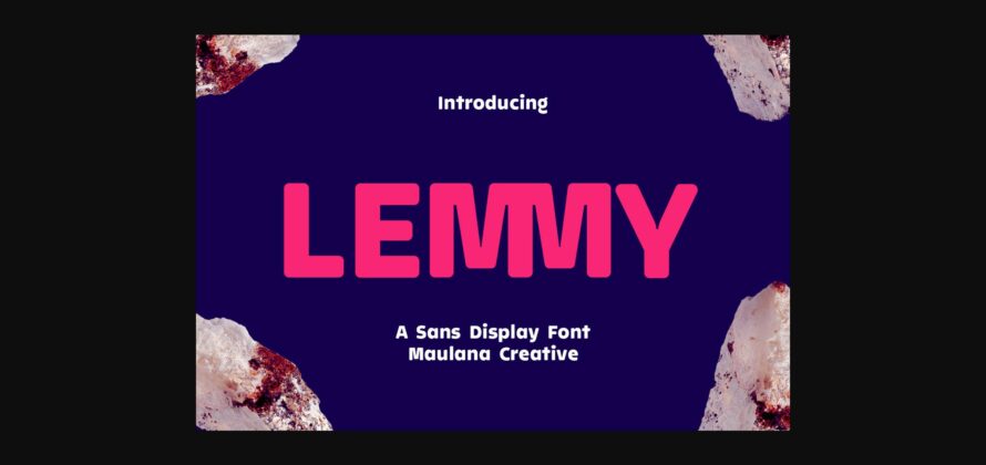 Lemmy Font Poster 3