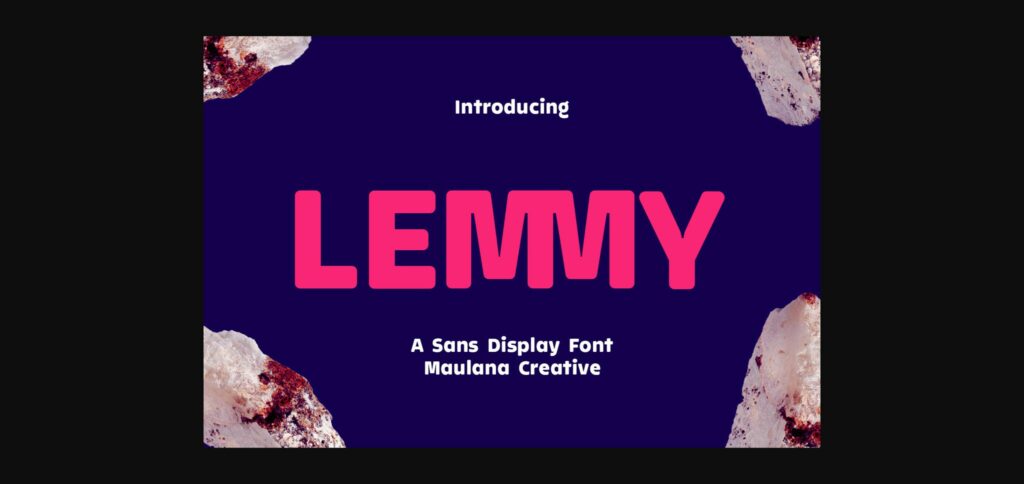 Lemmy Font Poster 1