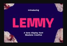 Lemmy Font Poster 1