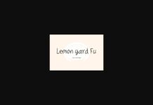 Lemon Yard Fu Font Poster 1