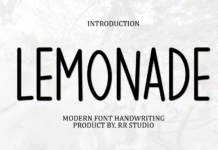 Lemonade Font Poster 1