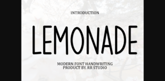 Lemonade Font Poster 1