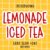 Lemonade Iced Tea Font