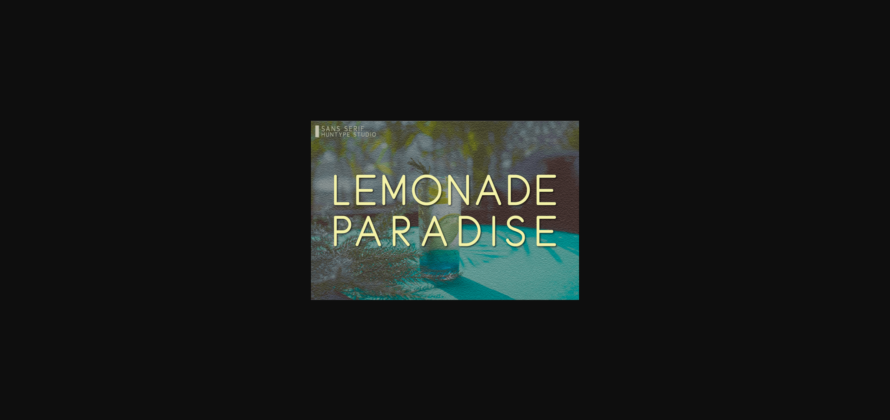 Lemonade Paradise Font Poster 3