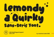 Lemondy Font Poster 1