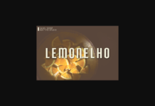 Lemonelho Font Poster 1